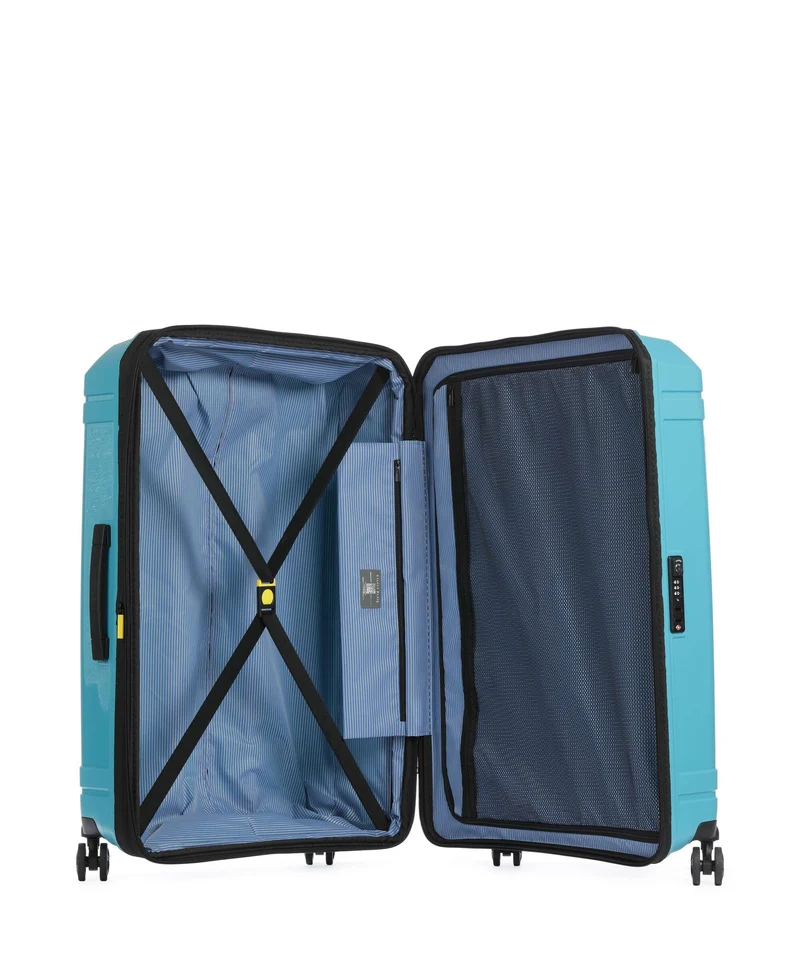 Delsey Paris Lutece Se 4-Rollen Trolley peacock