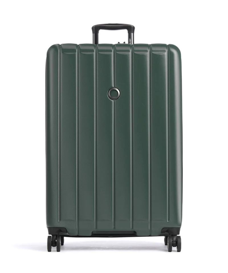 Delsey Paris Longitude 4-Rollen Trolley green