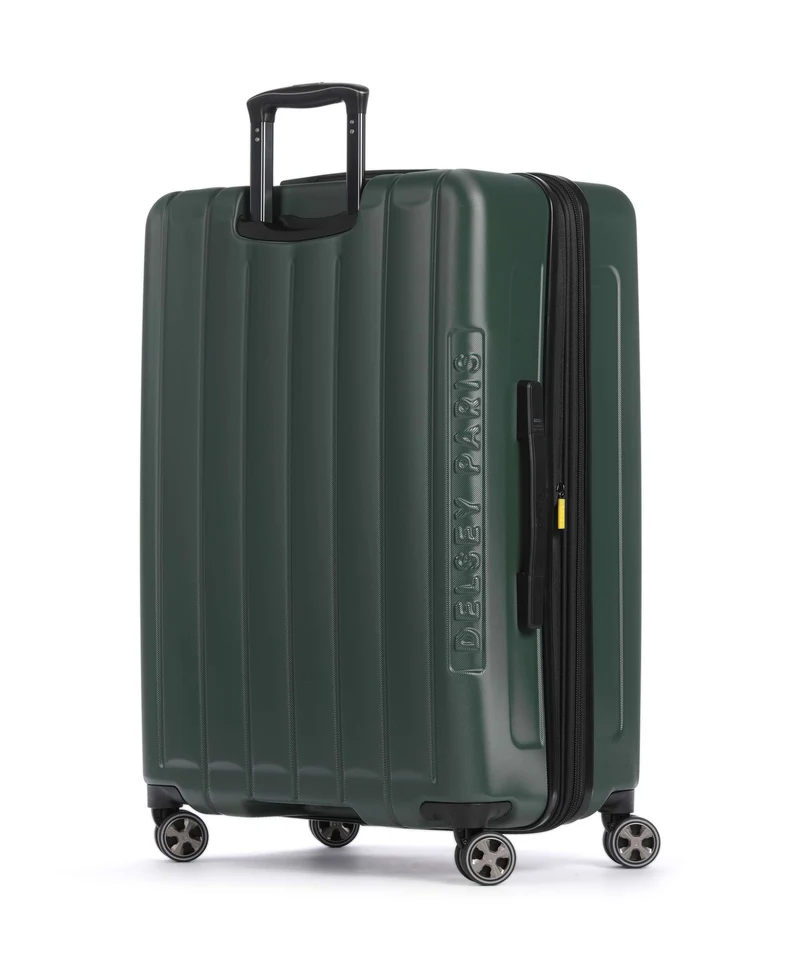 Delsey Paris Longitude 4-Rollen Trolley green