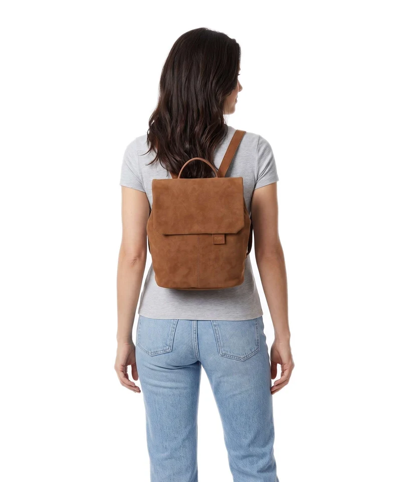 Zwei Mademoiselle.M MR8 Rucksack nubuk/cognac
