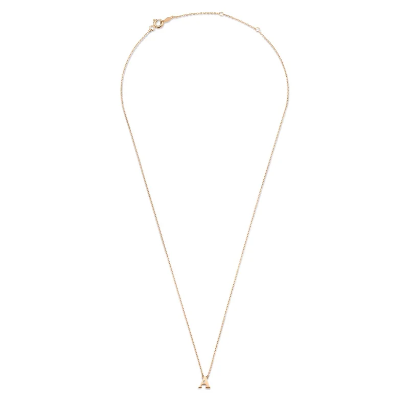 Isabel Bernard La Concorde Chloé 14 Karat | Roségold Initiale Halskette IB340062-A