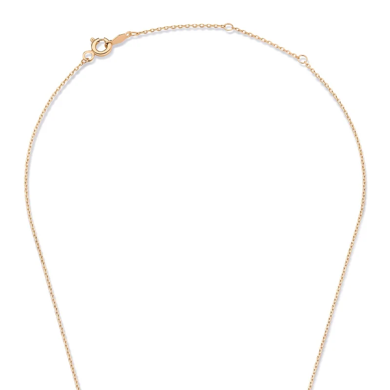 Isabel Bernard La Concorde Chloé 14 Karat | Roségold Initiale Halskette IB340062-A