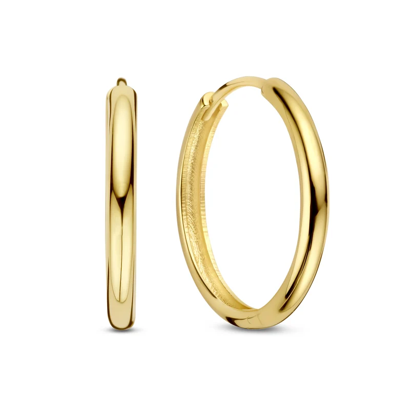 Isabel Bernard Rivoli Morgane 14 Karat Gold Reif-Ohrringe IB360266