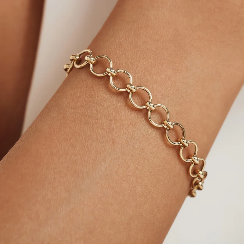 Isabel Bernard Belleville Axelle 14 Karat | Gold Kette Armband IB320136