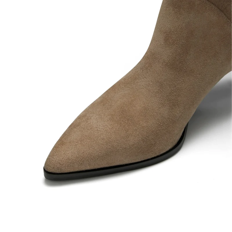 Vendôme Margot Taupe Suede Stiefel IB54005-178-36