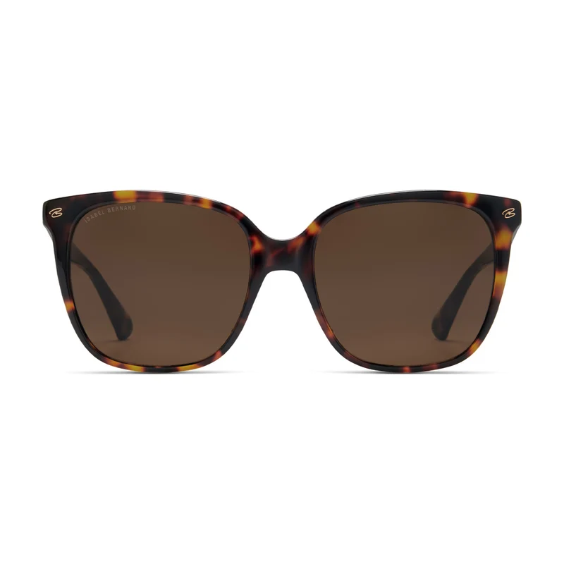 Isabel Bernard La Villette Raison Braun Tortoise Quadratisch Sonnenbrille IB400007-14-14