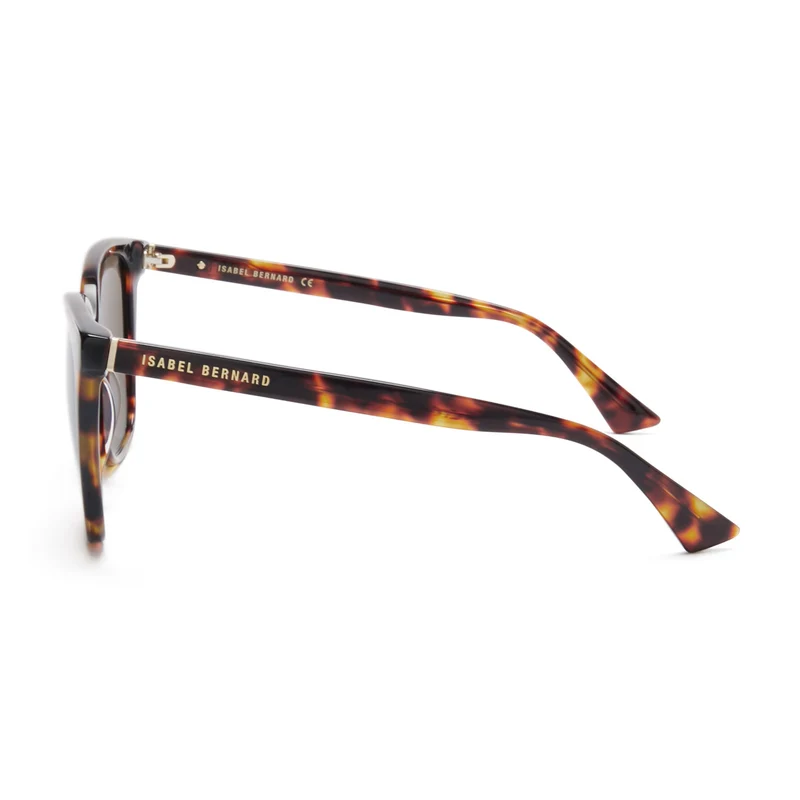 Isabel Bernard La Villette Raison Braun Tortoise Quadratisch Sonnenbrille IB400007-14-14