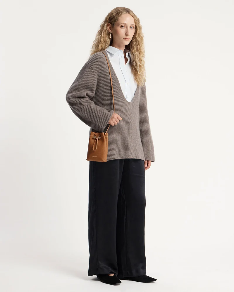 Osette Midi Pouch - Tan