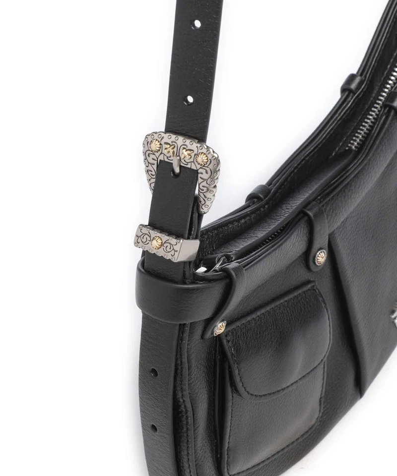 Pinko Pocket Mini Schultertasche nero limousine/mix gold