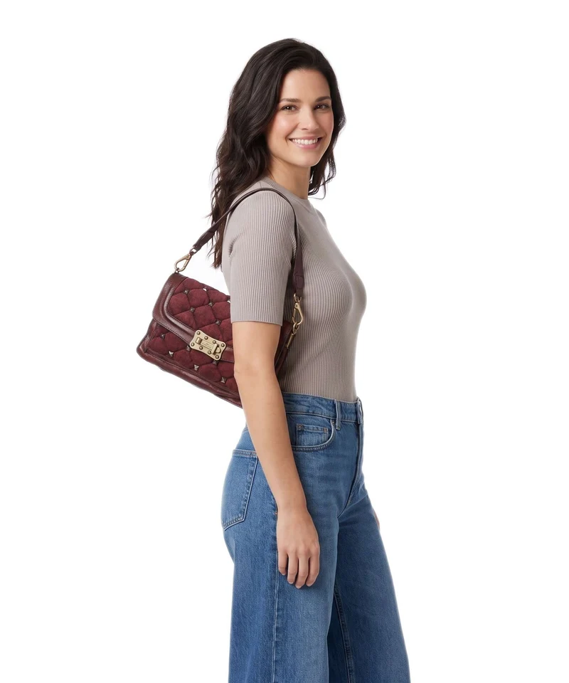 Campomaggi Schultertasche bordeaux