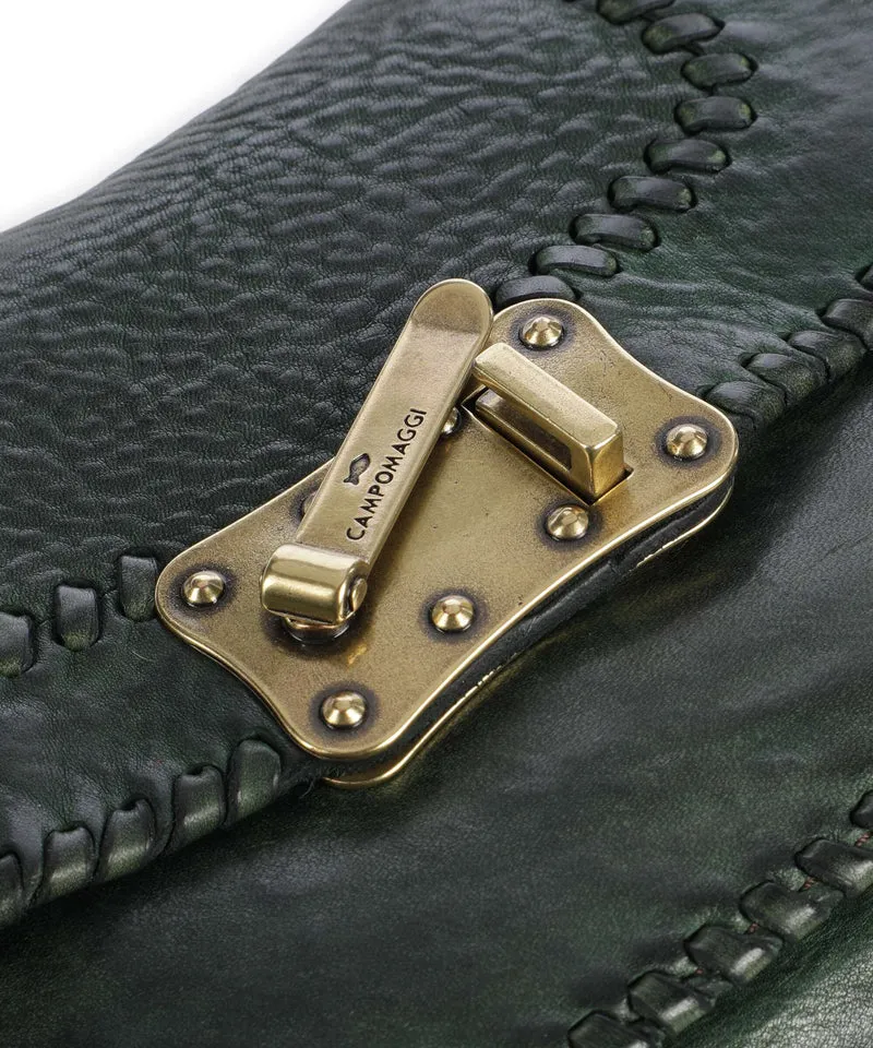 Campomaggi Schultertasche green bottle