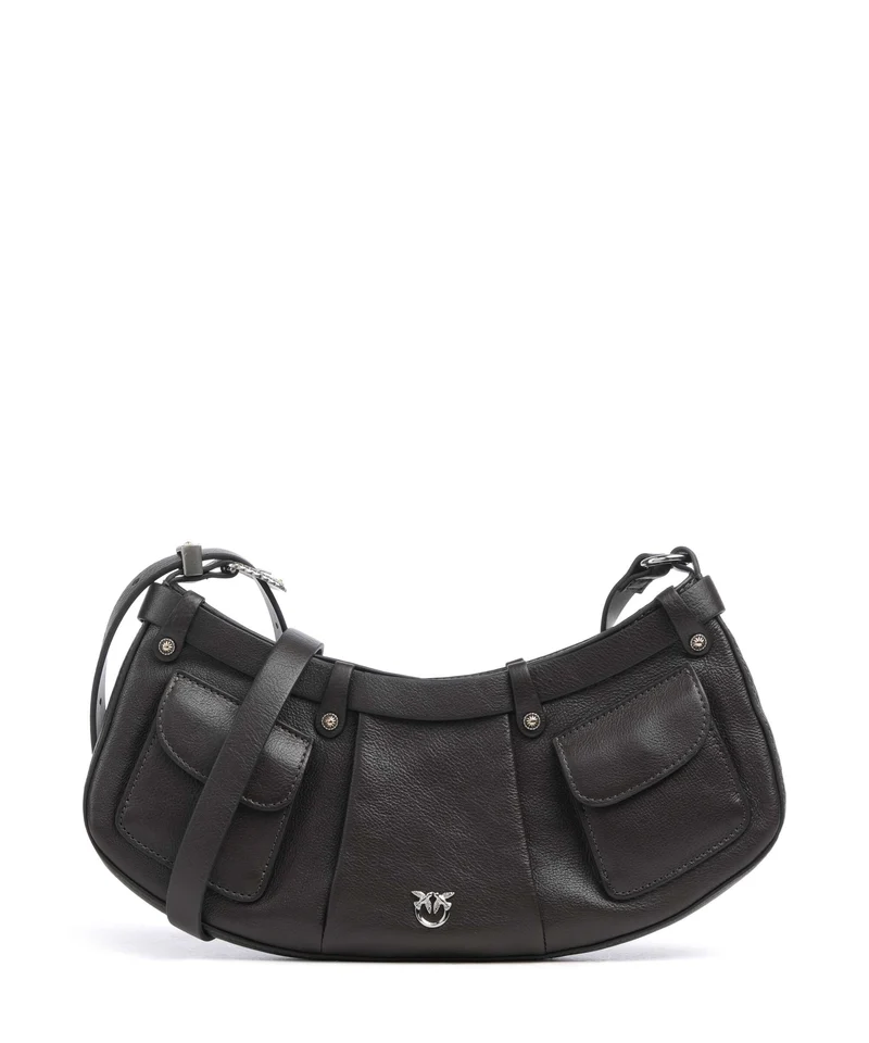 Pinko Pocket Mini Schultertasche marrone marasca/mix gold
