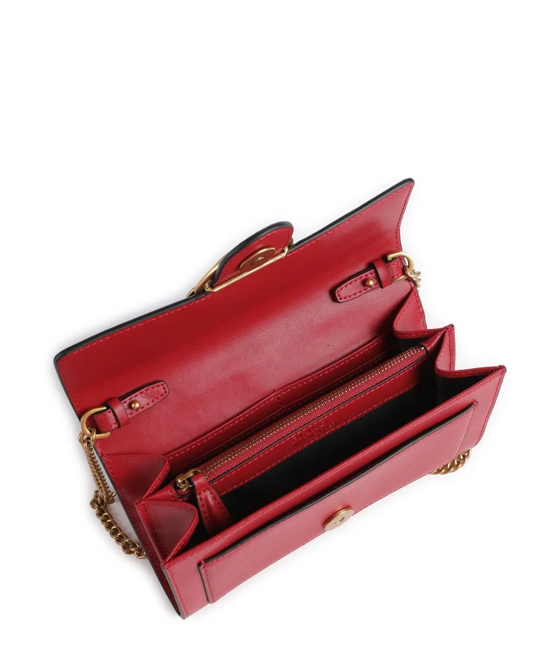 Pinko Love One Geldbörse rosso rio/antique gold