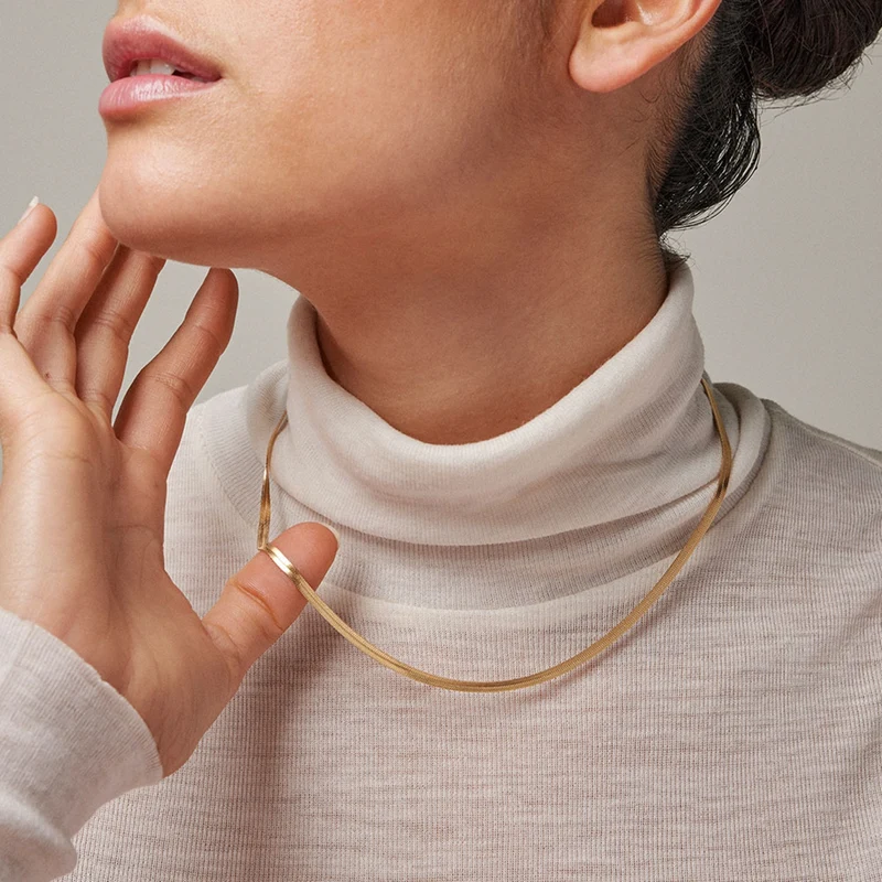 ENAMEL Copenhagen damen Kette 750 Vergoldung N60G