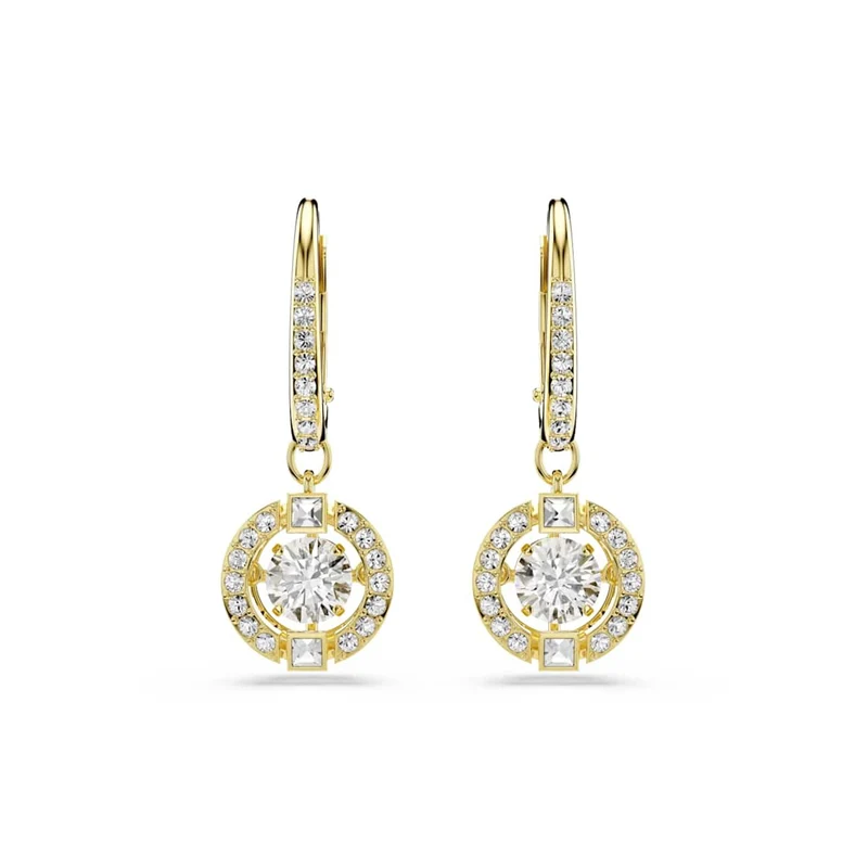Swarovski Una Sparkling DC Goldfarbene Ohrringe 5758095
