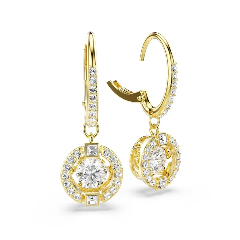 Swarovski Una Sparkling DC Goldfarbene Ohrringe 5758095