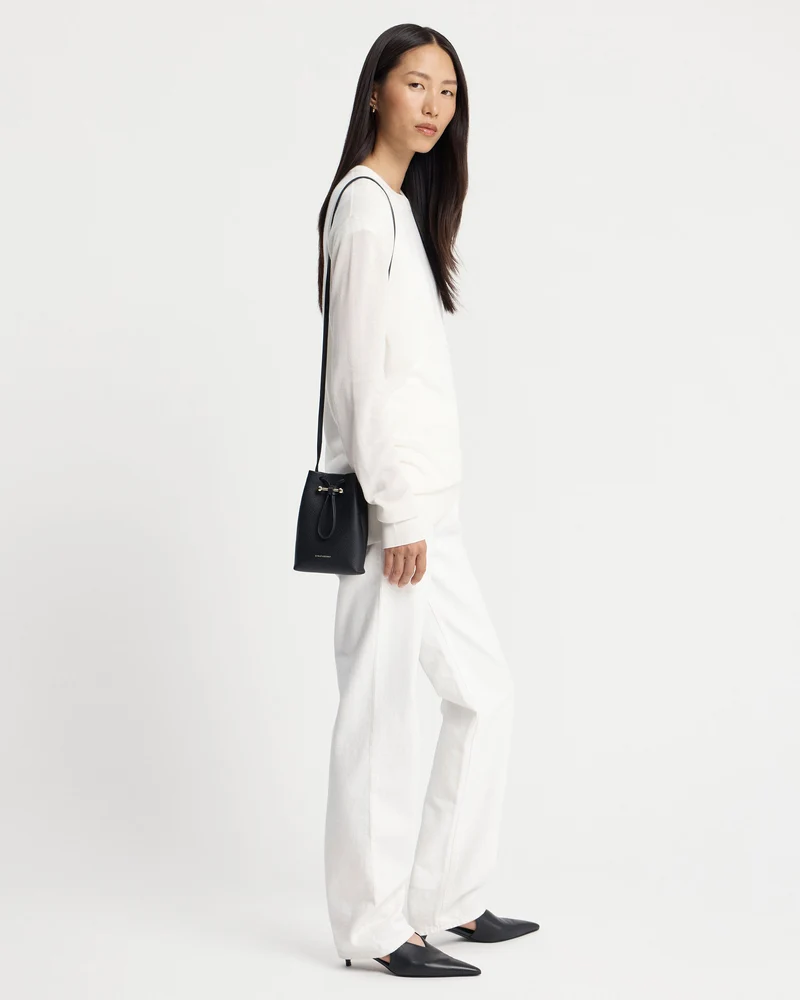 Osette Midi Pouch - Black