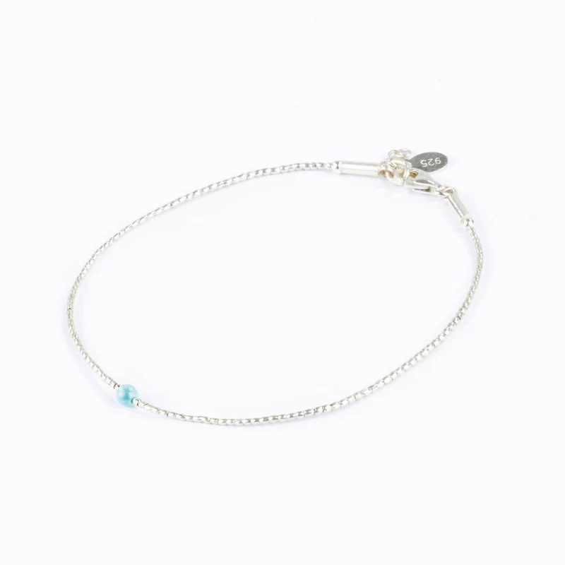 Armband Karen Silber Himmelblau