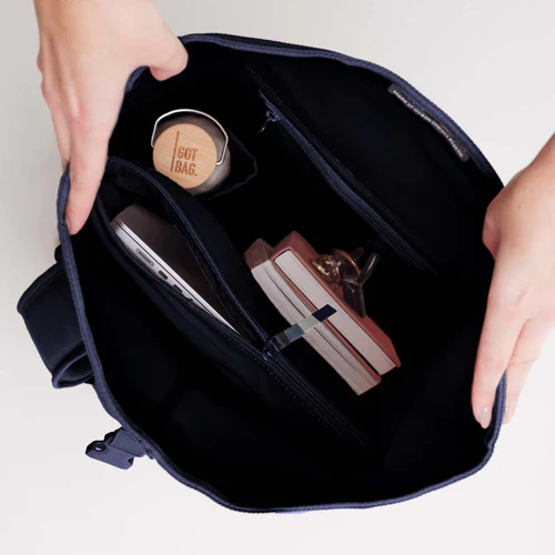 Rucksack Rolltop 2.0 Monochrome aus Meeresplastik Tide