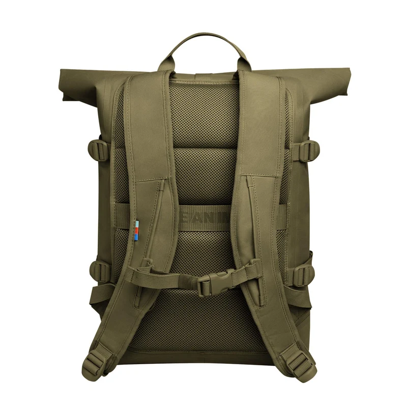Rucksack Rolltop 2.0 aus Meeresplastik Crocodile