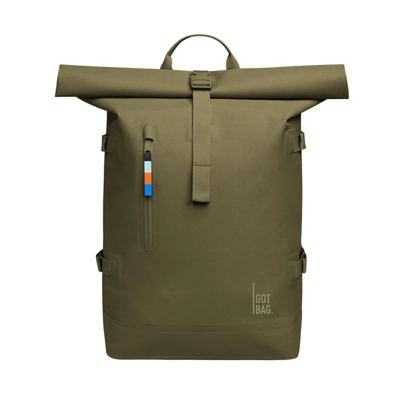 Rucksack Rolltop 2.0 aus Meeresplastik Crocodile
