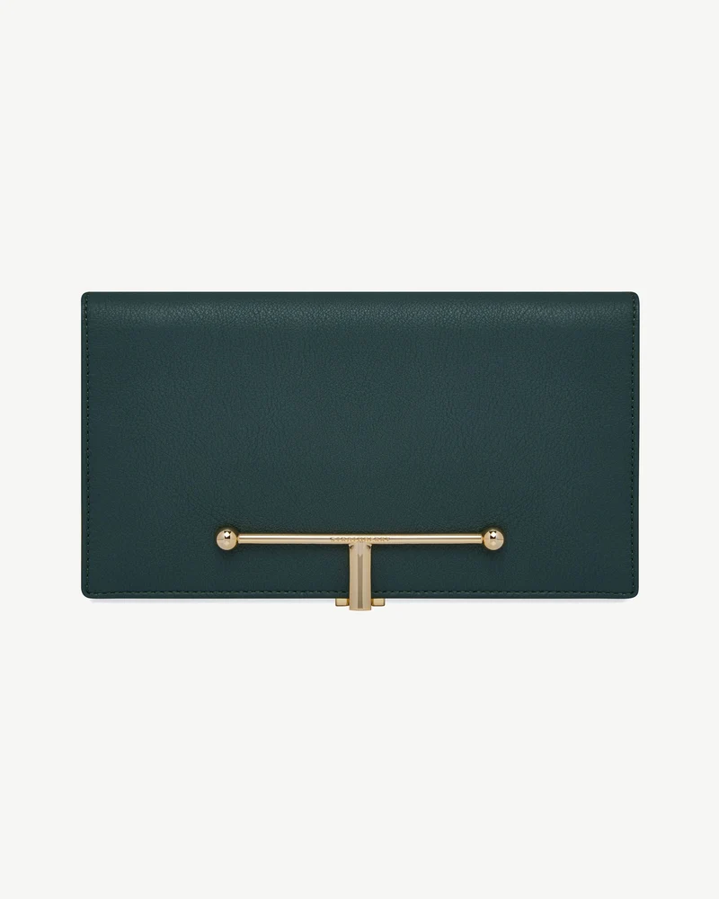 Large Melville Street Wallet - Bottle Green