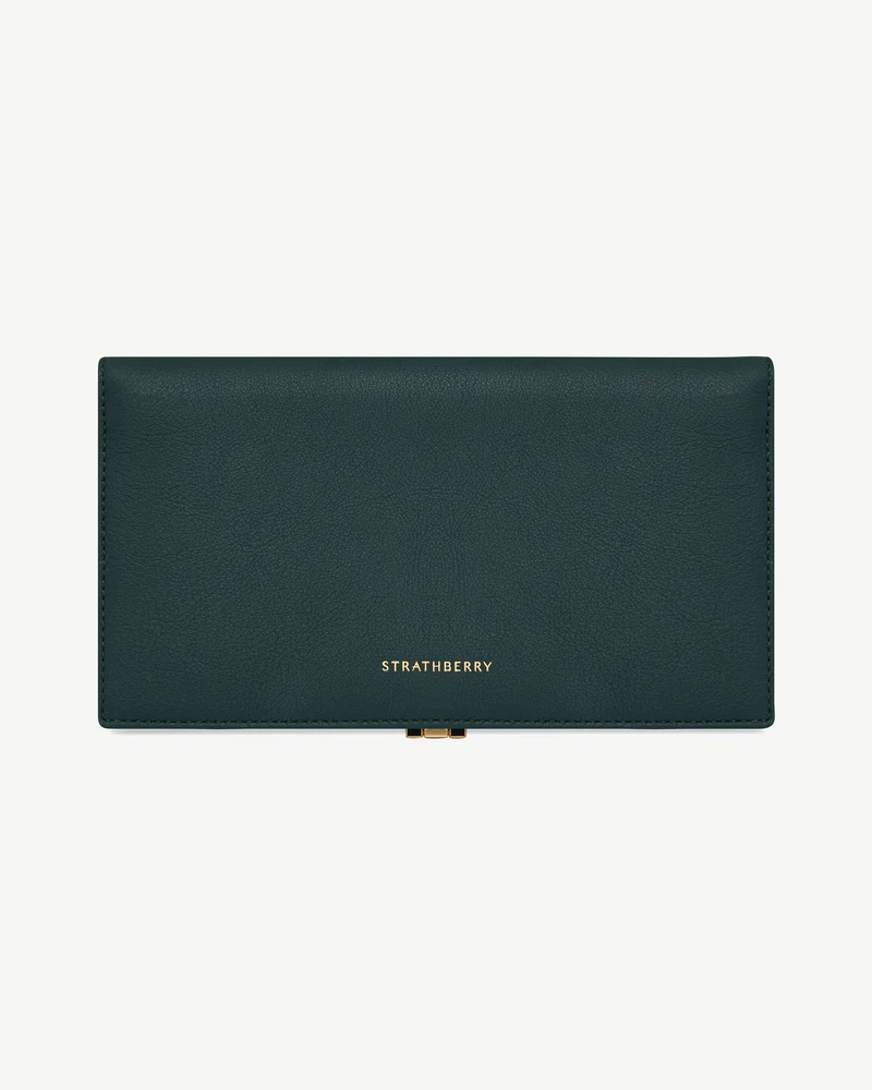 Large Melville Street Wallet - Bottle Green