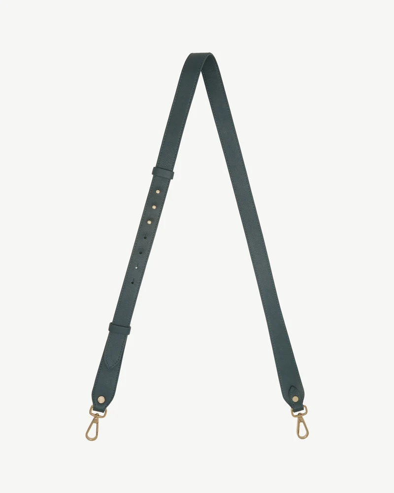 Adjustable Leather Strap - Bottle Green