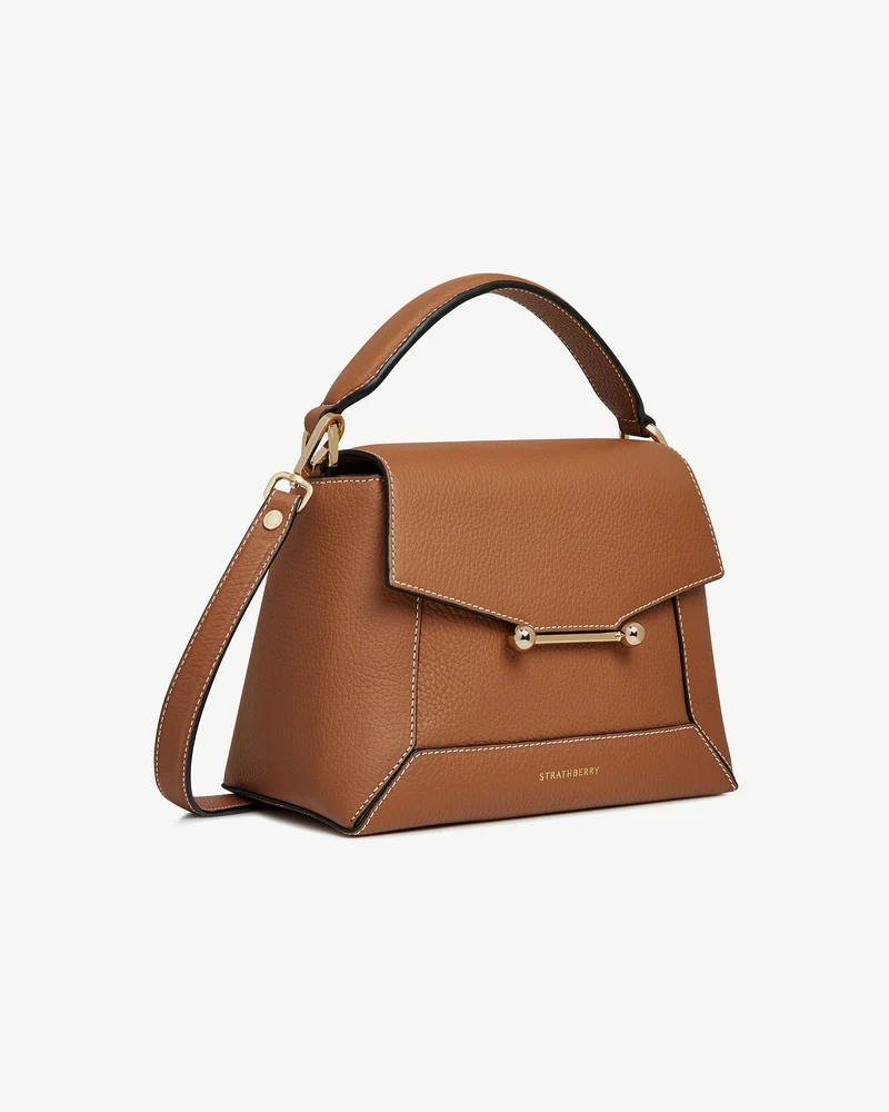 Mosaic Bag - Tan with Vanilla Stitch