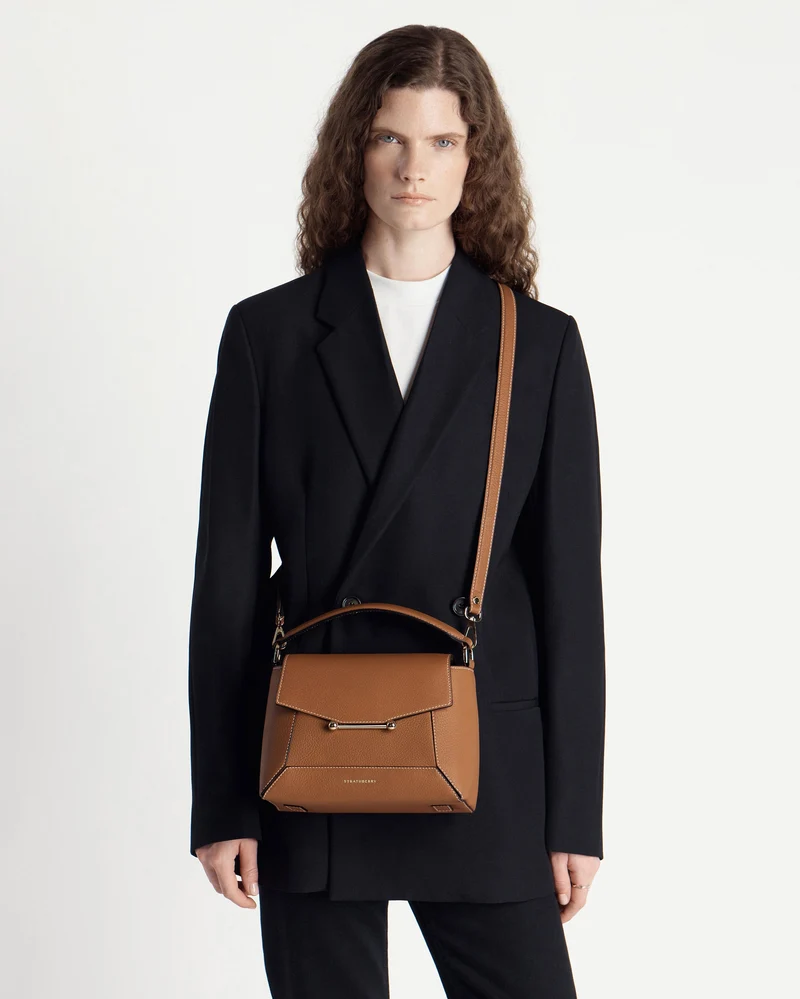 Mosaic Bag - Tan with Vanilla Stitch