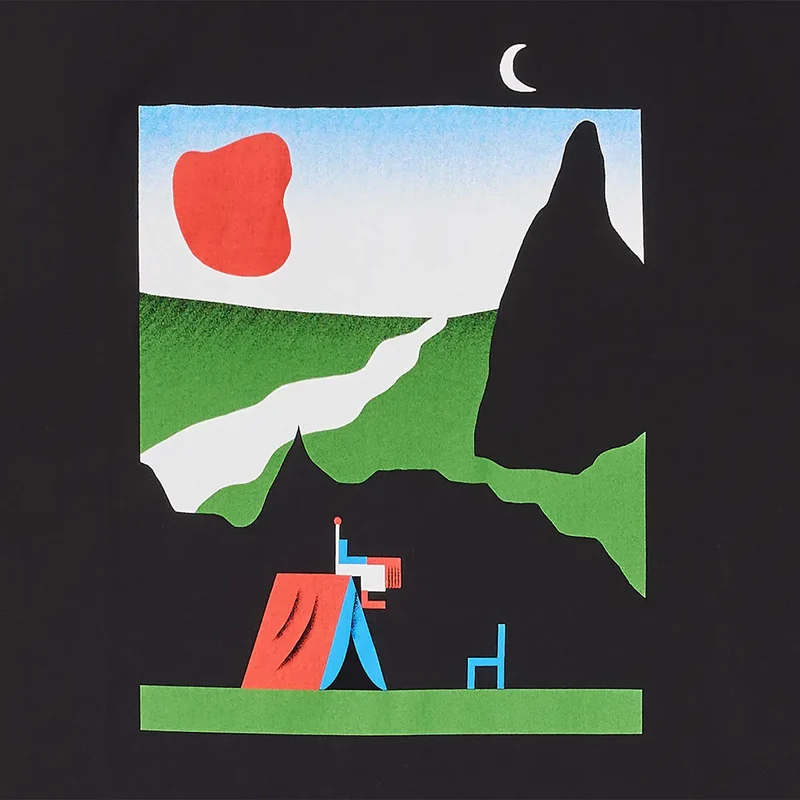 T-Shirt Moon Tee Black