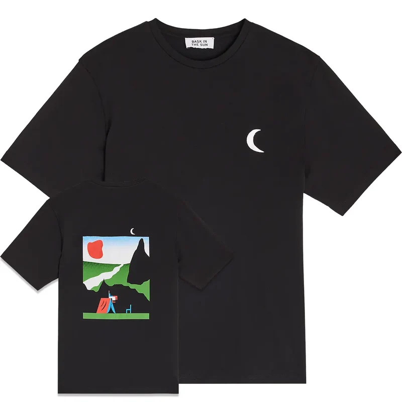 T-Shirt Moon Tee Black