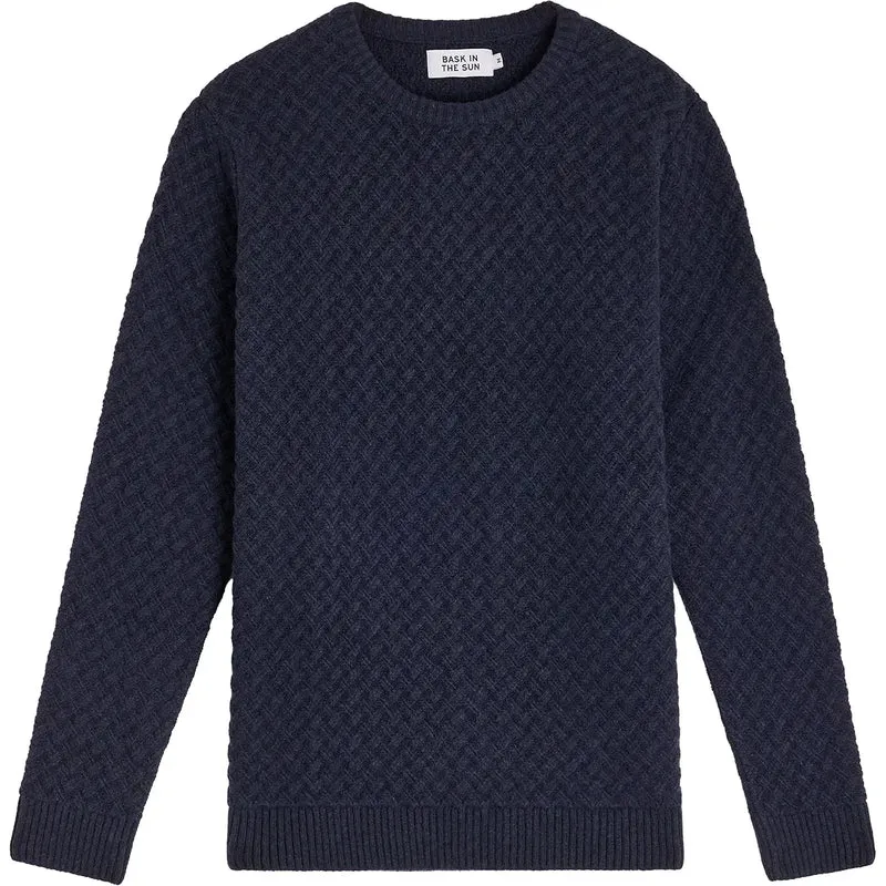 Sweater Bakar Navy