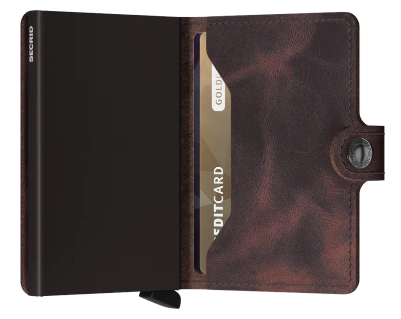 Miniwallet Portemonnaie Vintage Chocolate