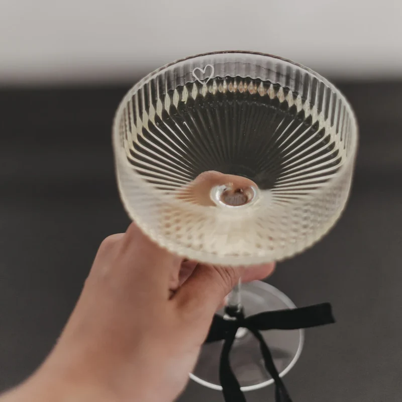 Champagnerglas Herz