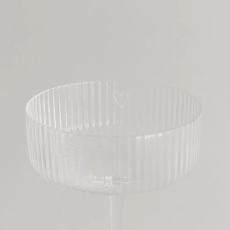Champagnerglas Herz
