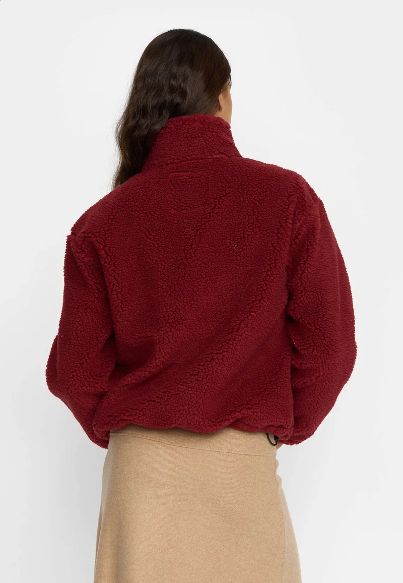 Jacke Pocket Teddy Burgundy