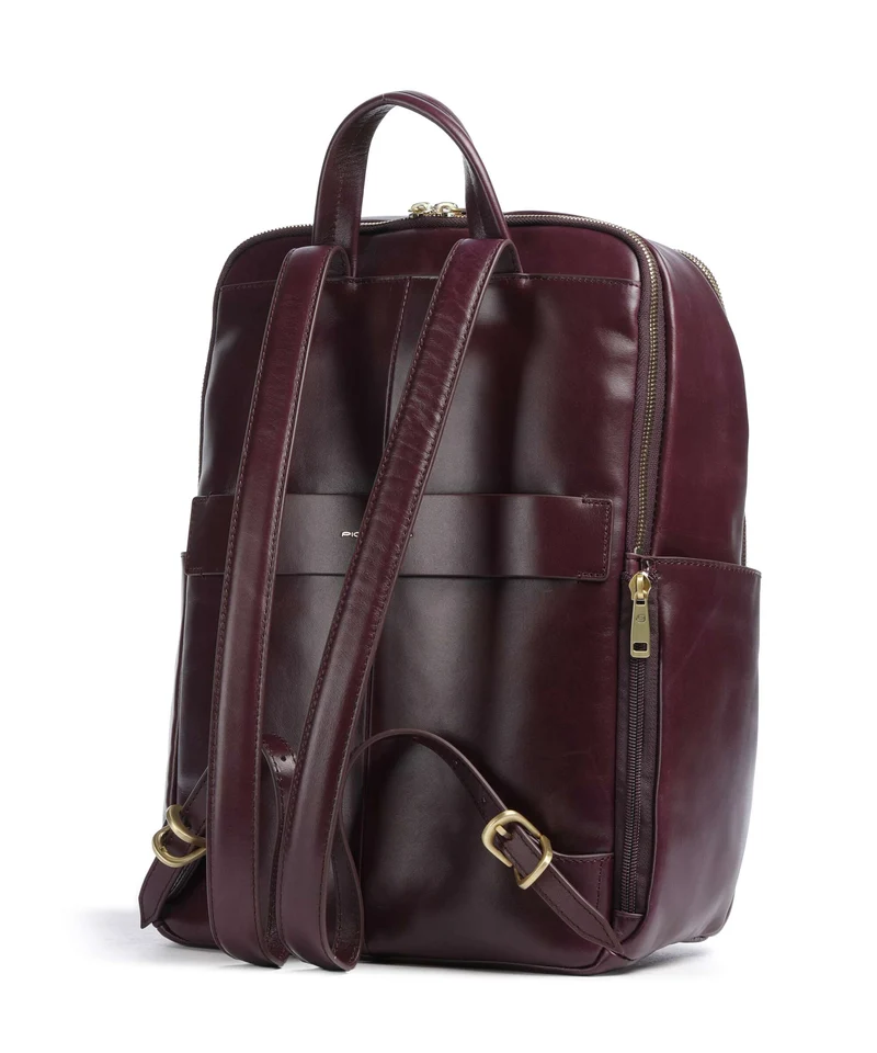 Piquadro Blue Square Rucksack bordeaux