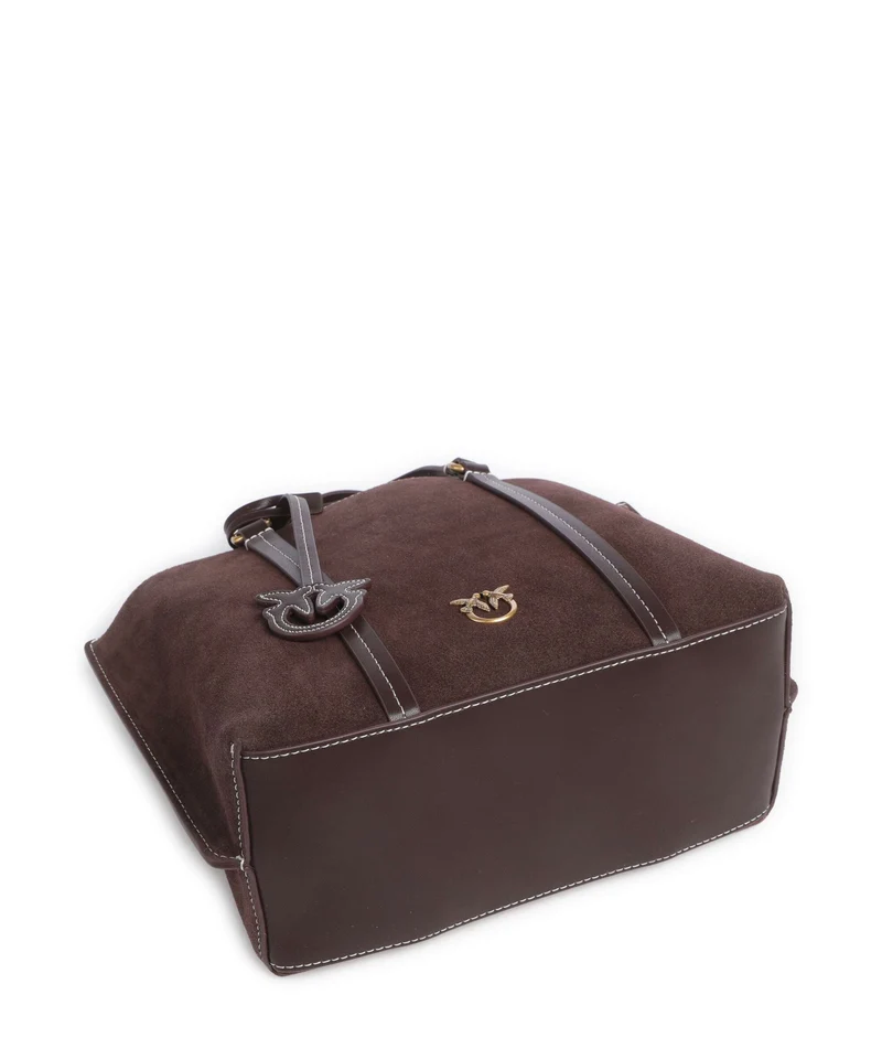 Pinko Carrie Classic Handtasche borgogna/antique gold