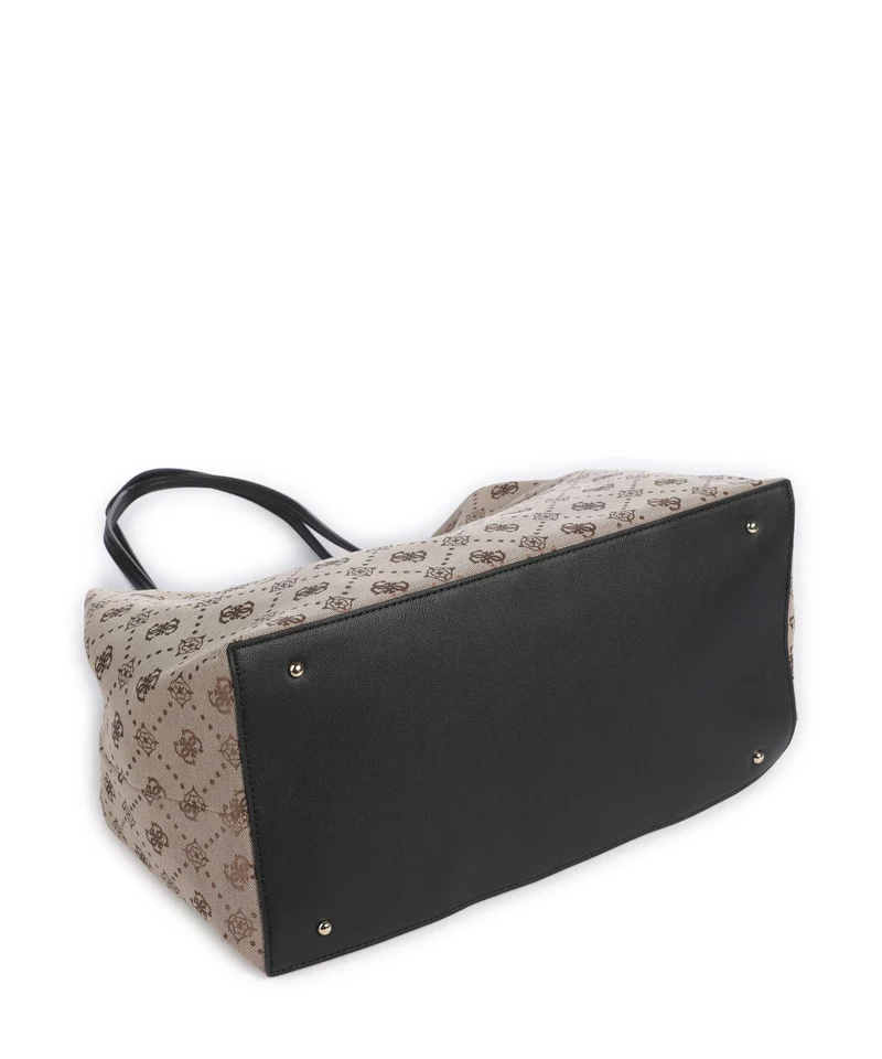 Guess Victtoria Large Shopper latte logo/black
