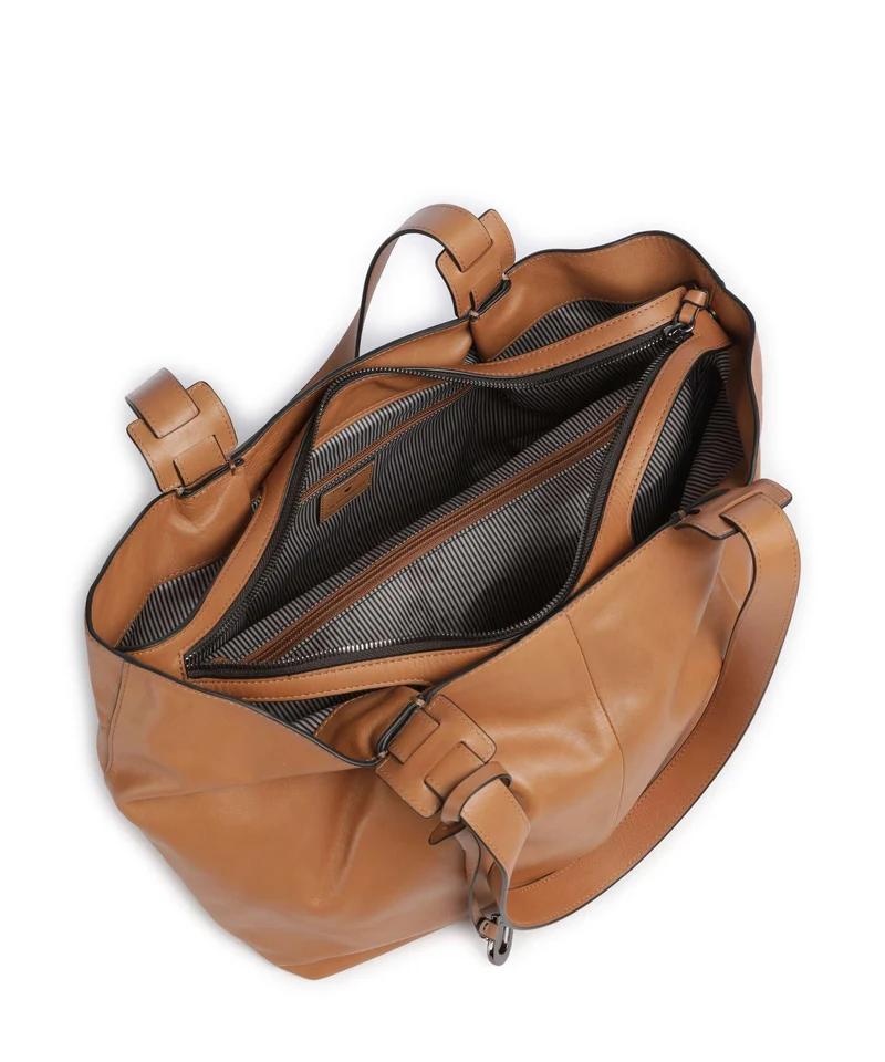 Picard Fold In Shopper cognac
