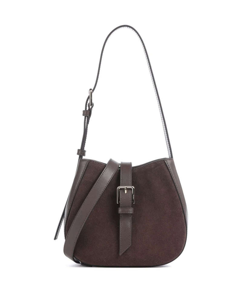 Furla Dora Mini Schultertasche toni cioccolato