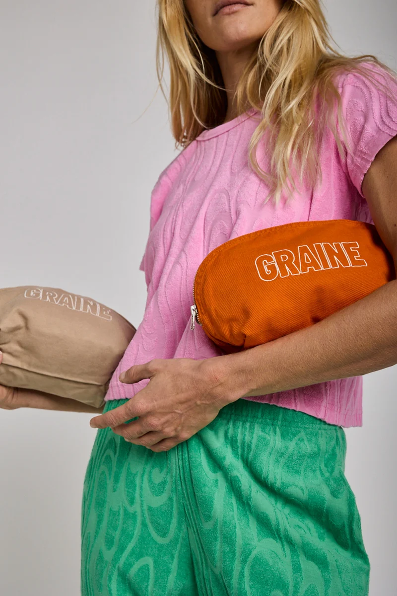Kulturbeutel Pochette Ton Orange
