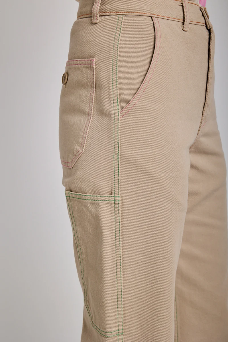 Hose Pantalon Pigment Taupe
