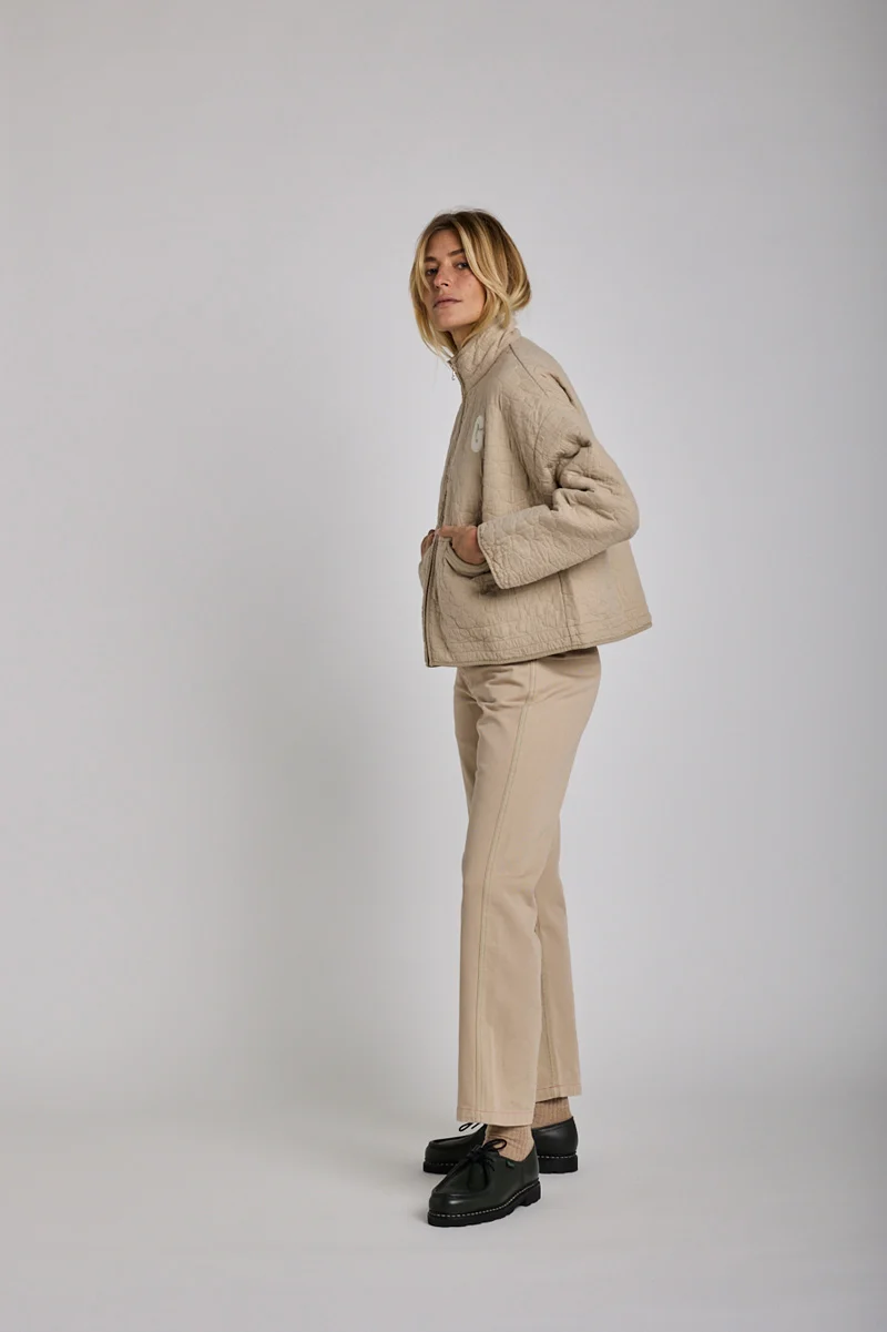 Jacke Veste Zippée Clarté Taupe