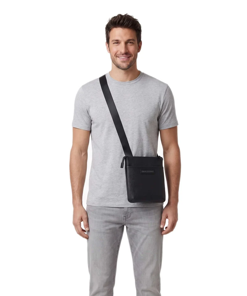 Armani Exchange Thiago Umhängetasche black