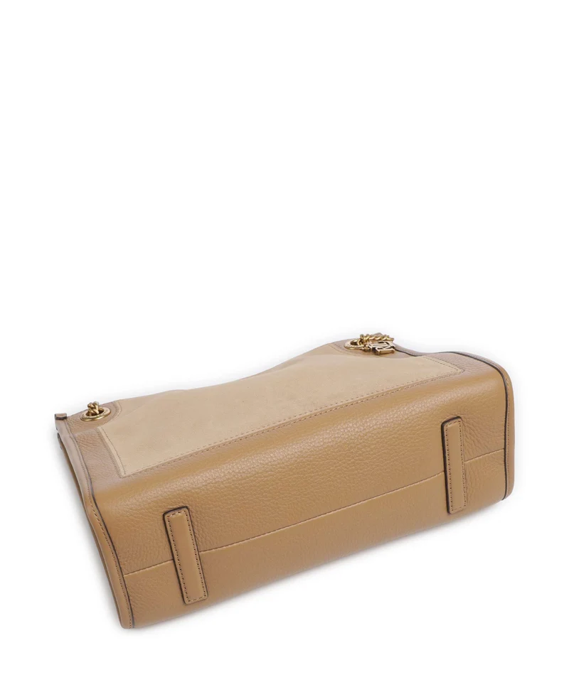 Lauren Ralph Lauren Bradley Medium Schultertasche camel