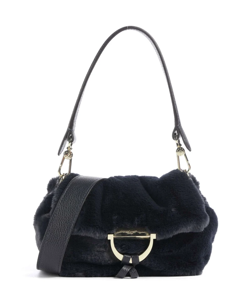 Abro Fur Temi Small Schultertasche navy