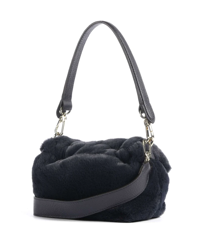 Abro Fur Temi Small Schultertasche navy