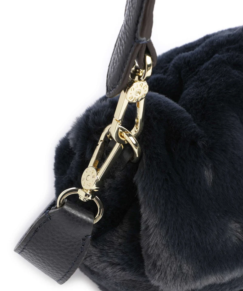 Abro Fur Temi Small Schultertasche navy